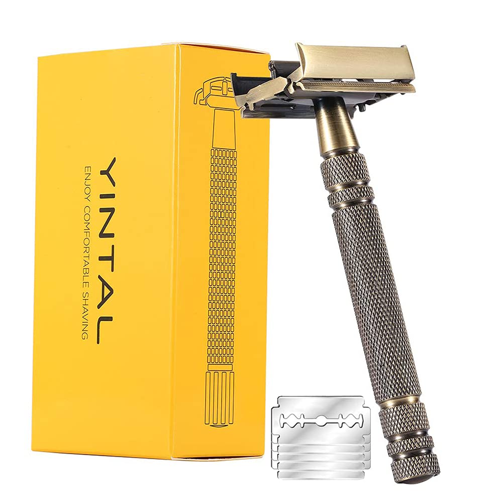 Safety Razor Handle - Navalha de segurança de latão YINTAL