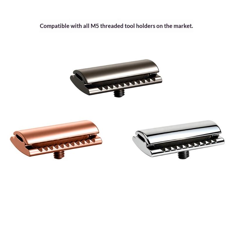 Safety Razor Handle - Navalha de Segurança Manual Preta Fosca