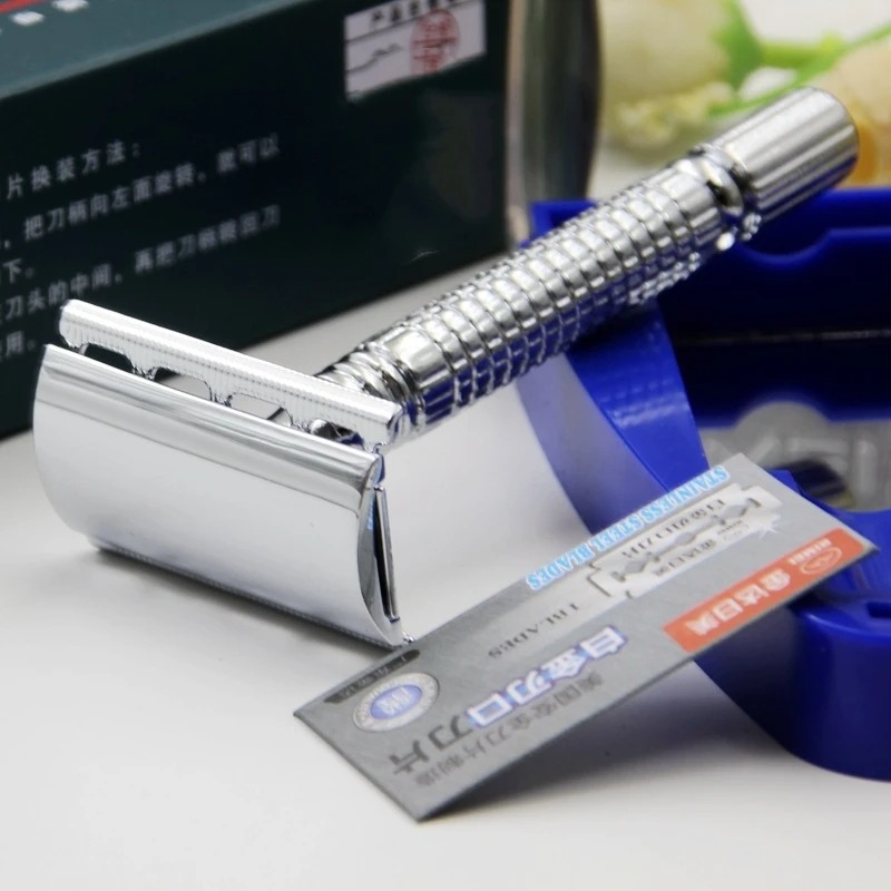 100 pçs/10 pçs de aço inoxidáv - Safety Razor Handle avaliação e preço