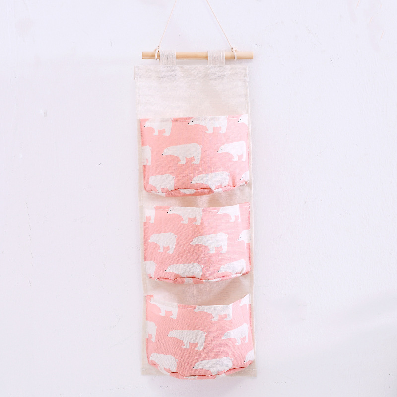 1pc três bolsos pendurado saco - Linen Bag Bulk avaliação e preço