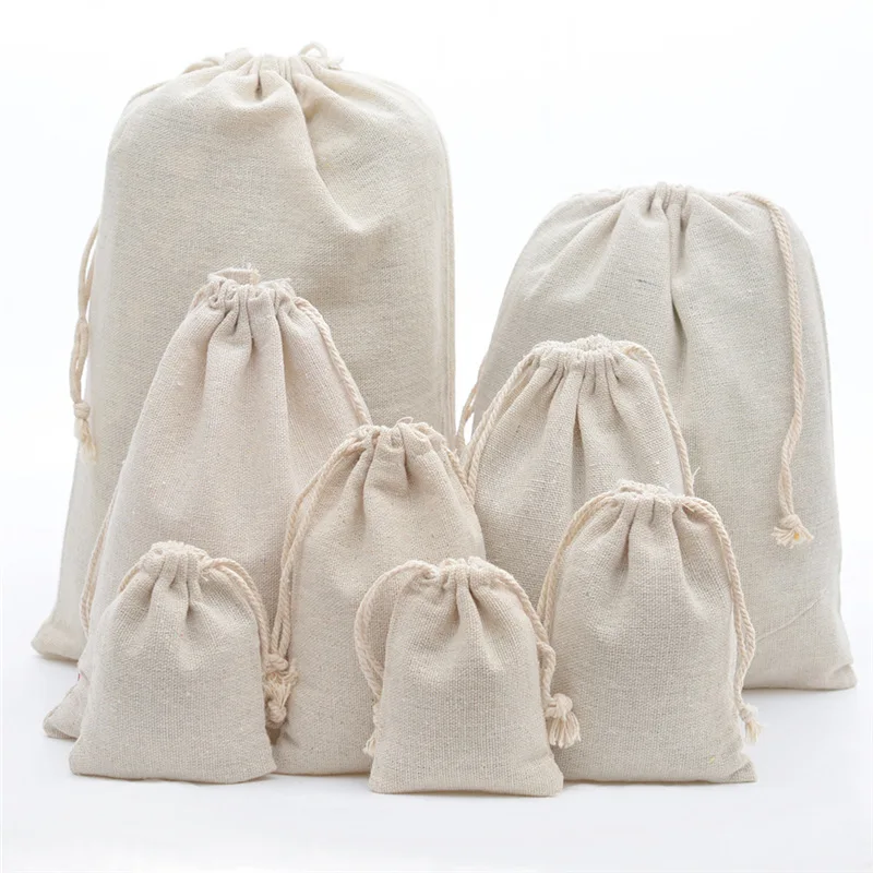 Bolsa de joias de linho com co - Linen Bag Bulk avaliação e preço
