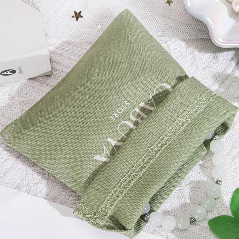 Alta qualidade verde algodão l - Linen Bag Bulk avaliação e preço