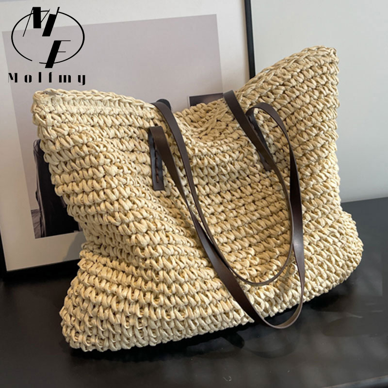 Bolsas Tote de Palha Trançada, - Linen Bag Bulk avaliação e preço