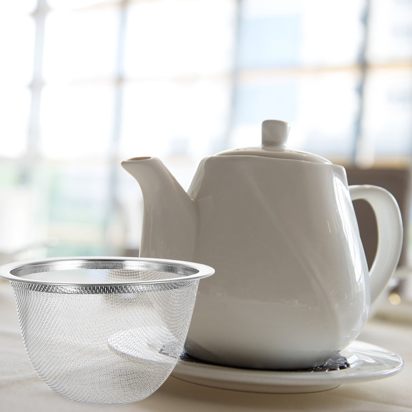 8 Peças de Filtros de Chá em A - Loose Leaf Tea Infuser avaliação e preço