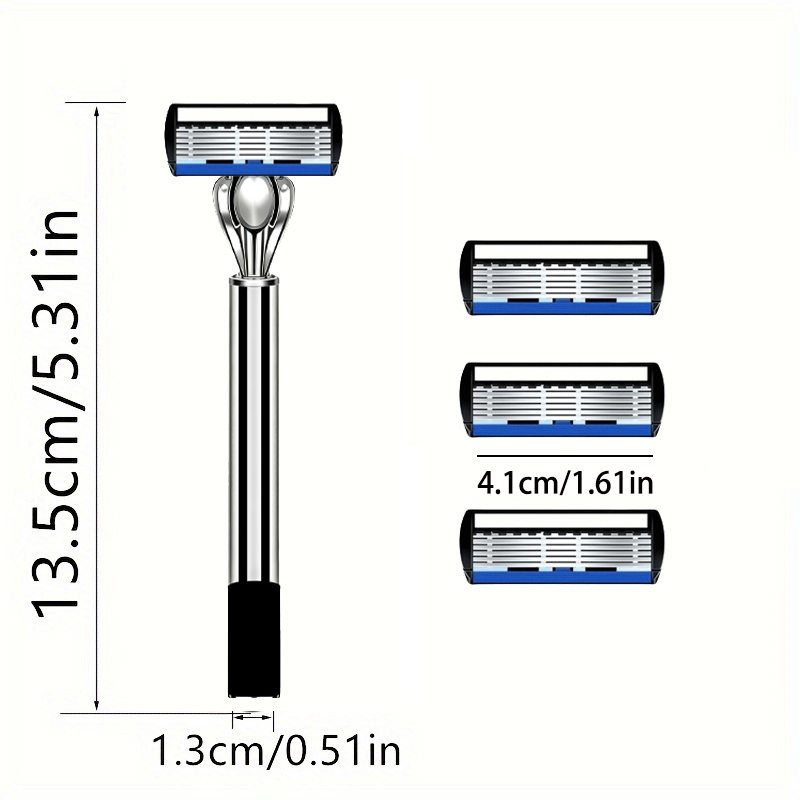 2 Cabos, 30 Lâminas, Conjunto  - Safety Razor Handle avaliação e preço