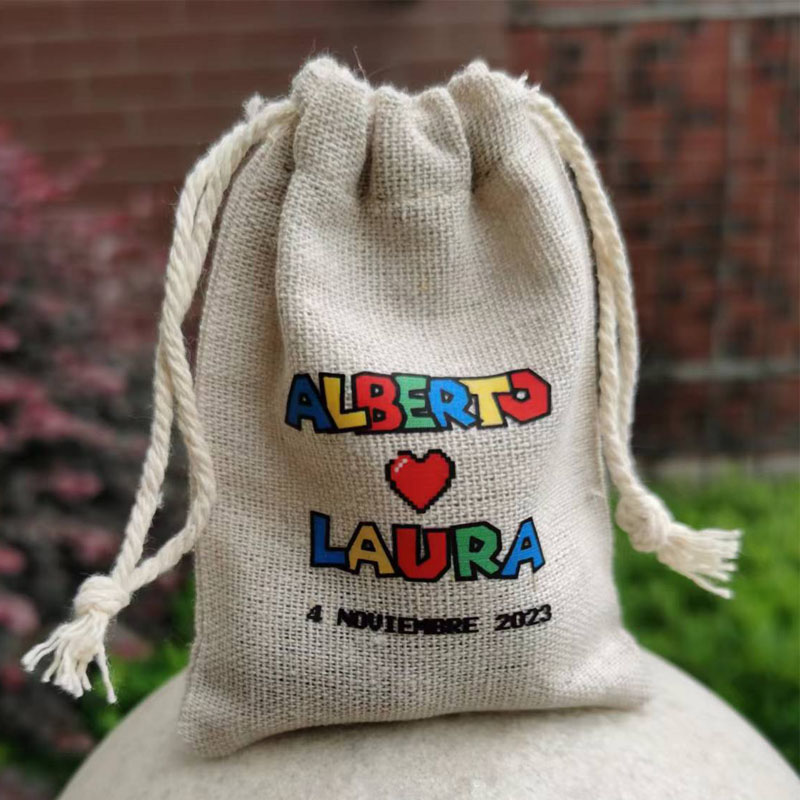 Sacos de presente de linho, lo - Linen Bag Bulk avaliação e preço